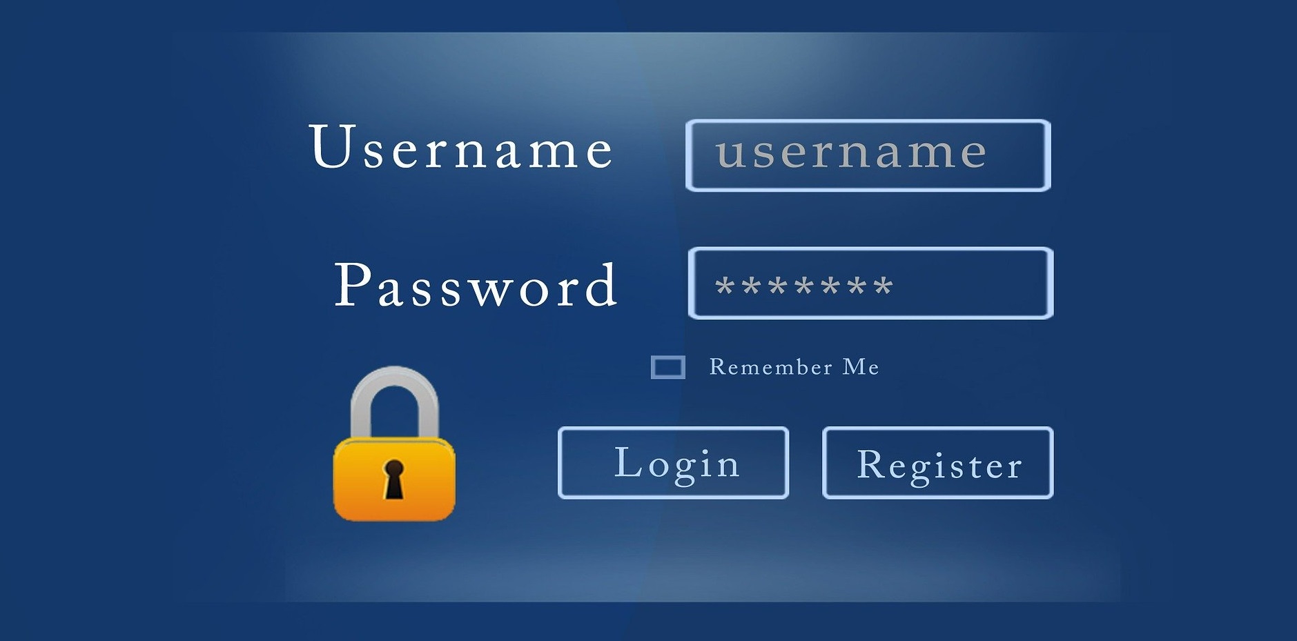 password login